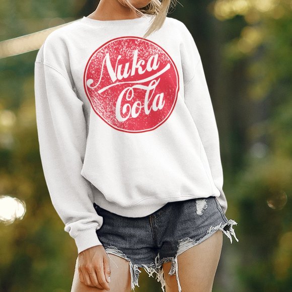Fallout Nuka Cola Sweatshirt - Nuka World Gamer Shirt UNISEX FIT - Picture 1 of 4